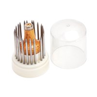 Bothyi - 23 Piezas De Abalorios Compactos Para Joyería, Herramientas Para Hacer Joyas, Grabado Transparente