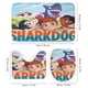 thumbnail image 3 of Juego de Cortina de Ducha Desmarcar Tiburón Perro 4 Piezas, 3 of 6