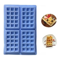 Genérico - Molde De Silicona Wafles Moldes Silicona Reposteria Wafles