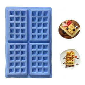 Genérico - Molde De Silicona Wafles Moldes Silicona Reposteria Wafles