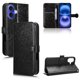 thumbnail image 1 of Funda Cartera Lunares iPhone 17 con Tarjetero, Correa y Soporte Negro, 1 of 6