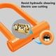 thumbnail image 4 of Candado para bicicleta Weogine con arco de 18 mm y cable de acero de 1,5 m, 4 of 8