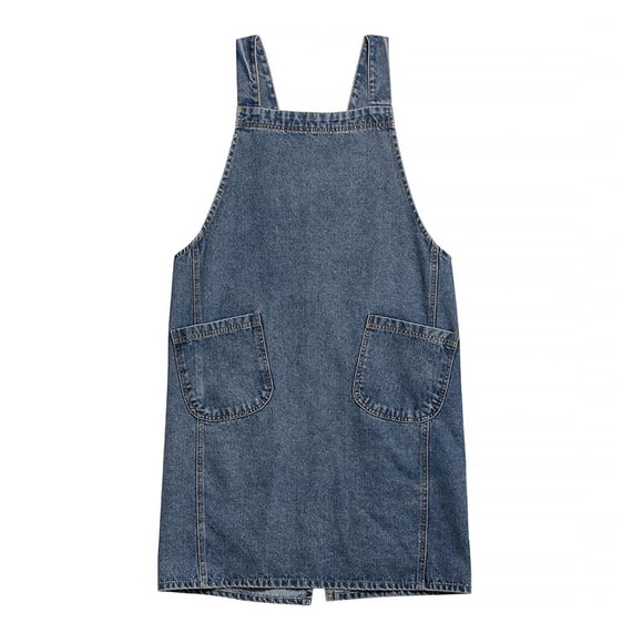 Delantal De Taller, Resistente, Tamaño Libre, Para Jardinería, Barbacoa, Regalo Del Día Del Padre, Azul