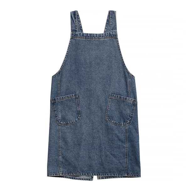 Delantal De Taller, Resistente, Tamaño Libre, Para Jardinería, Barbacoa, Regalo Del Día Del Padre, Azul