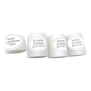 Genérica - 2 Cintas Antipinchazos, Banda 26 27,5 29, 700 Bicicleta Blanco