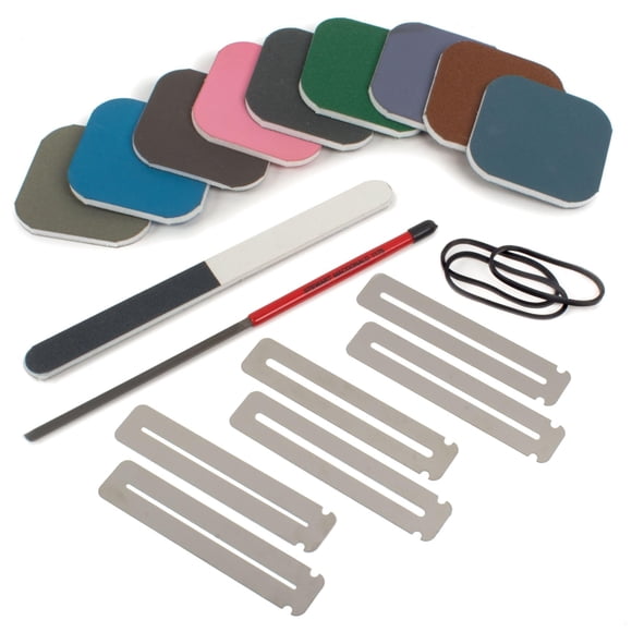 Kit de aliño y pulido para extremos de trastes StewMac Rough Fret Smooth