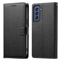 Funda Para Foxdock Samsung Galaxy S21 Fe– Cuero Premium, 3 Ranuras Para Tarjetas, Protección Contra Impactos