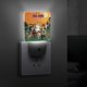 thumbnail image 4 of Isla del Drama Total Luz nocturna LED con sensor de anochecer a amanecer para dormitorio, baño, pasillo, escaleras - Lámpara LED nocturna de enchufe, 0.5W - 1 pieza, 4 of 6