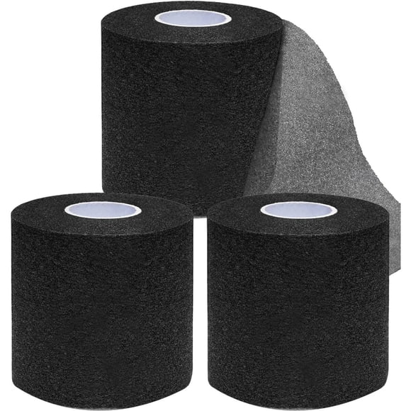 Cinta Prewrap Admitry Negra 2.4 in x 22 yds 3 Rollos Deportiva