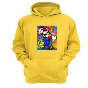 Genérico - Poleron Canguro Plomero Rojo Amarillo Talla L Unisex
