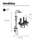 thumbnail image 2 of Columna Ducha 4 Funciones Triple, Cascada, Regadera Y Bidet, 2 of 5