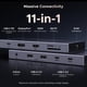 thumbnail image 2 of Estación de acoplamiento UGREEN Revodock Pro 11 en 1 4K @120Hz DP+HDMI, 2 of 8