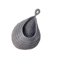 Magideal - Cesta De Colgación De Pared De Caída, Cesta De Frutas, Maceta De Pared Tejida A Mano Multifuncional, Decoración De Pared De Boho Para Cocina, Baño, Pa 28Cm X 35Cm