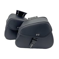 Magideal - Alforja Genérica Para Motocicleta, 2 Piezas, Bolsa Para Herramientas De Motocicleta, Gran Capacidad, Impermeable, Fácil Instalación, Bolsa De Equipaje