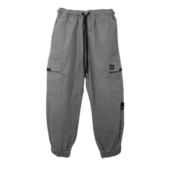 Pantalón Niño Jogger Cargo Forrado y Elasticado Verde