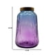 thumbnail image 5 of Florero Jarron Decorativo De Vidrio Morado Azul Diseño Ramas, 5 of 5