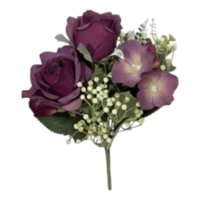 Genérico - Set 3 Flores Artificiales Silvestres Ramo Decorativo Jhn