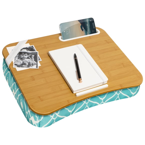 Lap Desk LapGear Designer Aqua Trellis para ordenadores portátiles de 15,6 pulgadas