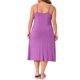 thumbnail image 3 of Agnes Orinda Vestido Completo de Noche para Mujer Talla Grande Tirantes Finos Cami Lounge 1X Púrpura, 3 of 6