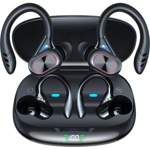 Aaronmei Auriculares Bluetooth Inalámbricos Negro