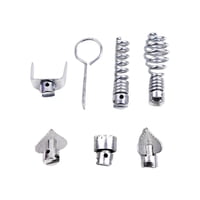 Magideal - Máquina Limpiadora De Desagües, Cabezal De Corte Combinado Para Trabajos De Dragado, Cabezal De Corte, Desatascador De Inodoro, Limpiador De Desagües, 7 Piezas