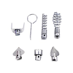 Magideal - Máquina Limpiadora De Desagües, Cabezal De Corte Combinado Para Trabajos De Dragado, Cabezal De Corte, Desatascador De Inodoro, Limpiador De Desagües, 7 Piezas