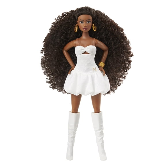 Muñeca de moda Far Out Toys Dayna 29 cm articulada con cabello natural