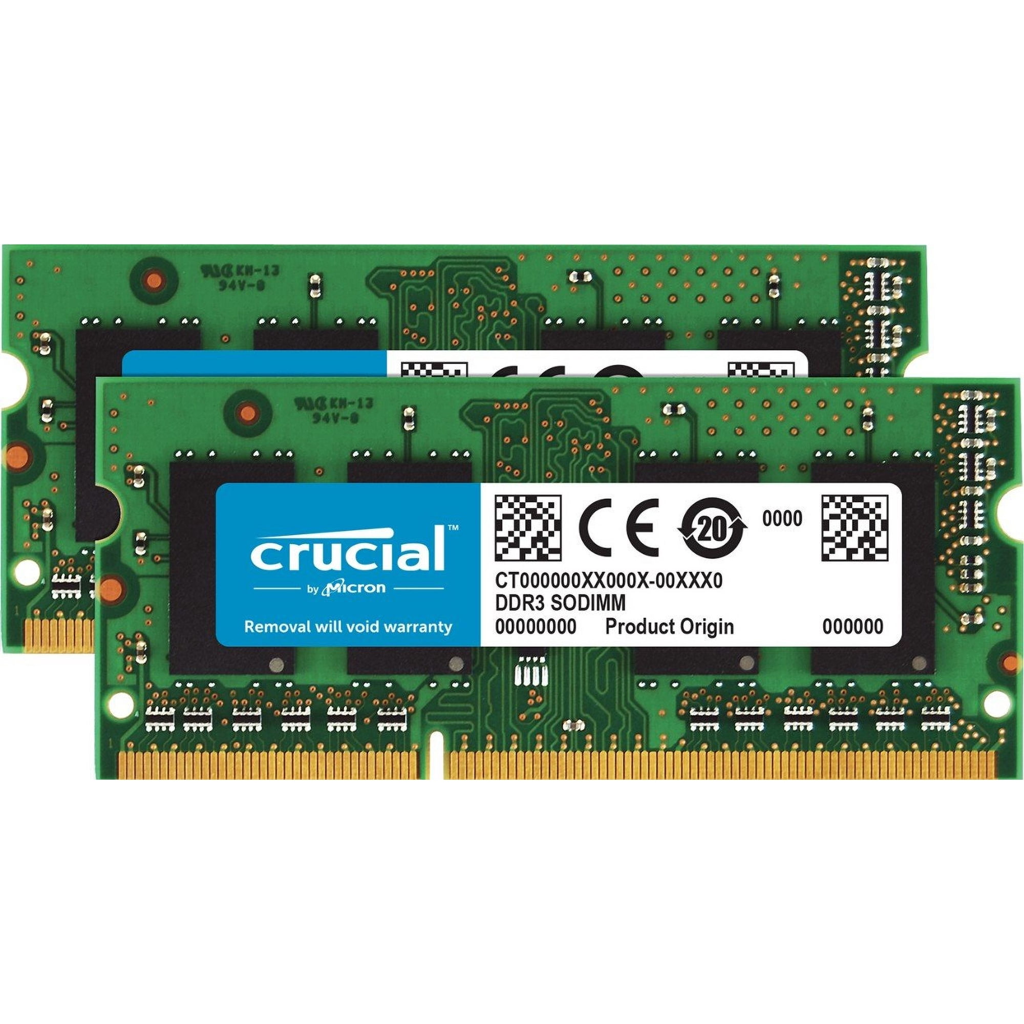 Kit Memory Crucial De 32 Gb (16 Gbx2) Ddr3/ddr3l 1600 Mt/s Sodimm