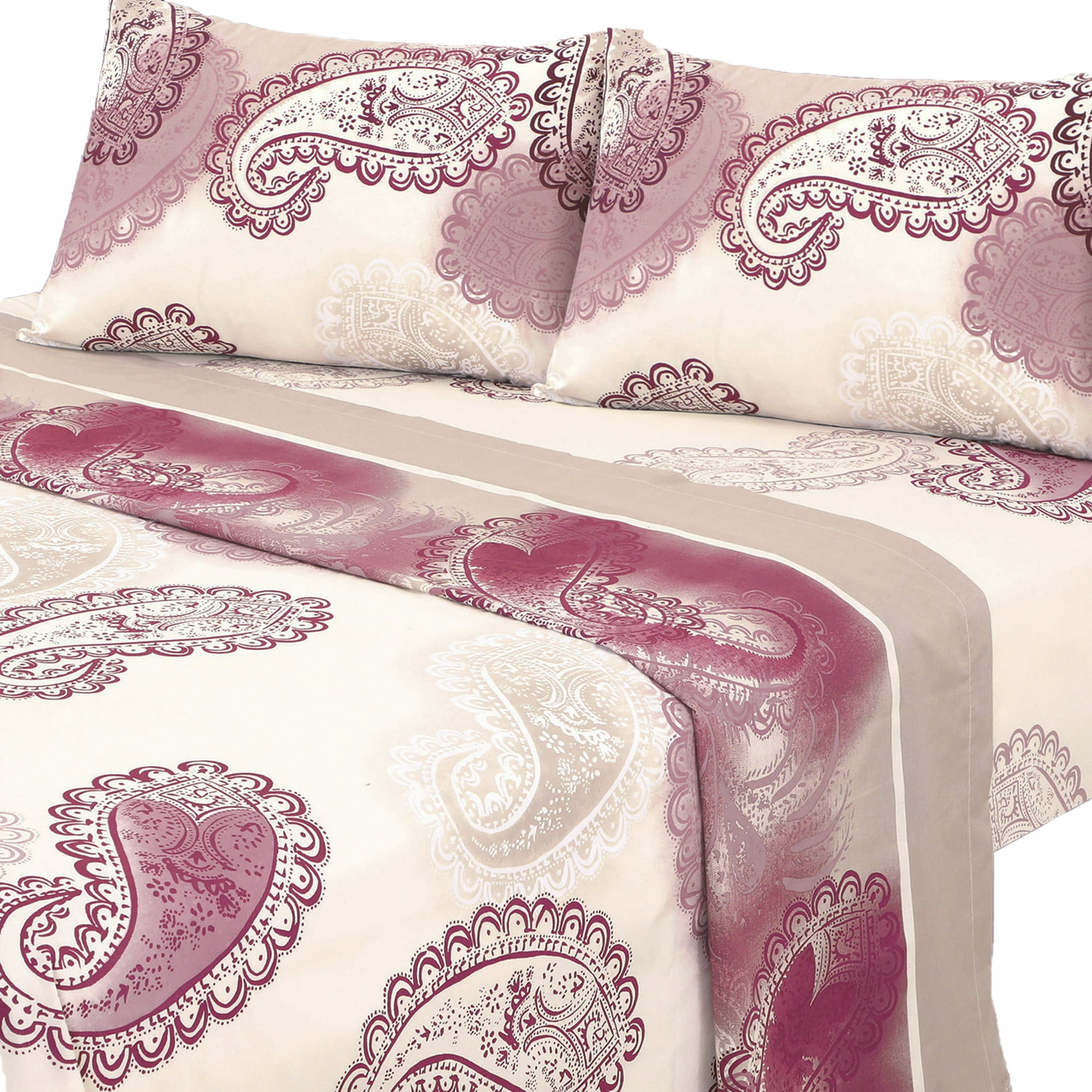 Mallorca - Juego De Sábanas T144 2 Plazas Vilafranca Burdeo