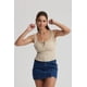thumbnail image 1 of Polera Mujer Panal Lazo Beige, 1 of 4