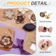thumbnail image 3 of Uxcell 120 Pcs Sujetadores de Papel Brad, 12 x 20 mm Cabeza Redonda de Metal Pasadores Divididos, Brad de Puntas para Scrapbooking Artesanía de Cuero Suministros Decorativos de Bricolaje, Bronce, 3 of 6