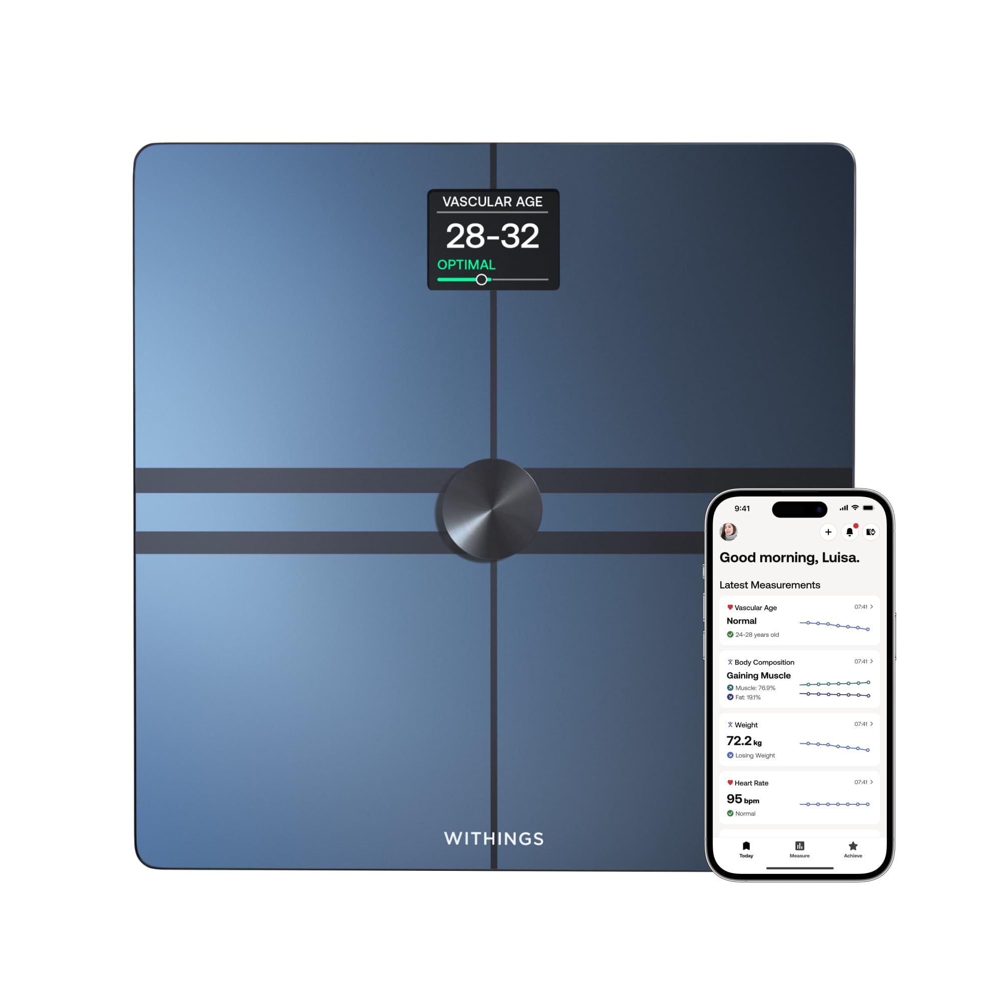 Báscula Withings Body Comp Para El Peso Corporal Y El Análisis Corporal