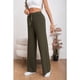 thumbnail image 2 of Pantalon Mujer Tipo Palazzo Lanilla Tiro Alto Full Elasticado 5056, 2 of 4