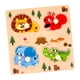 thumbnail image 3 of Rompecabezas De Clavijas De Madera Para Preescolar, Tablero De Combinación De Formas Para Juegos Al Aire Libre, Animales, 3 of 5