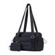 thumbnail image 2 of Bolsa de gimnasio de viaje con cartera pequeña, bolsa de lona para deportes, adultos, viajes, fitness , Negro, 2 of 5