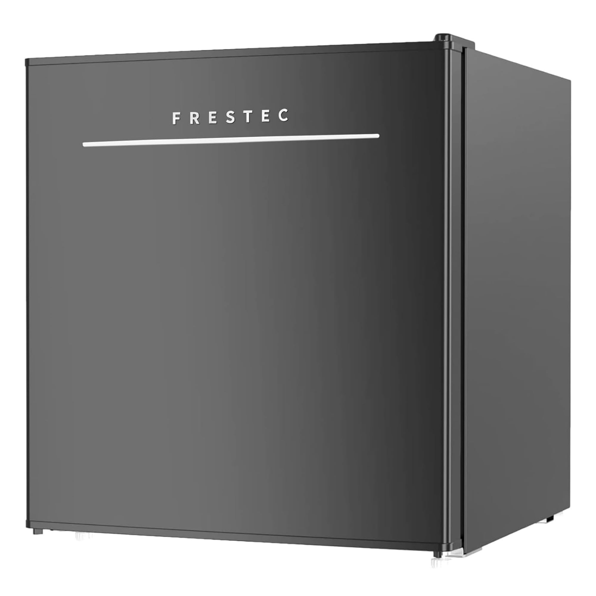 Mininevera Frestec De 49 Litros Con Congelador De 1.7 Pies Cúbicos Para Dormitorio, Color Negro