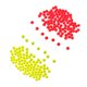 thumbnail image 4 of 200pcs Pesca Flotante Bobbers Drift Ball Espuma Indicador 8.3mm Amarillo Rojo, 4 of 5