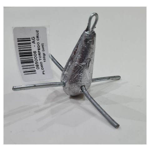 Silver Wave - Plomo Torpedo Cruz 100Grs Unidad