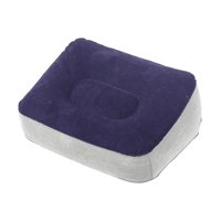 Magideal - Almohadilla De Reposapiés Portátil Reposapiés Ergonómico Reposapiés De Escritorio De Pvc Para Escritorio Aire Doméstico Trabajo , Gris Azul