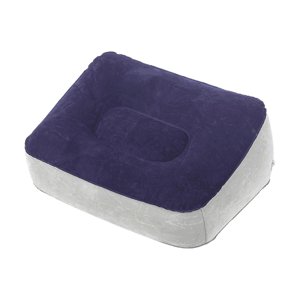 Magideal - Almohadilla De Reposapiés Portátil Reposapiés Ergonómico Reposapiés De Escritorio De Pvc Para Escritorio Aire Doméstico Trabajo , Gris Azul