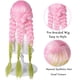 thumbnail image 2 of Peluca para cosplay Wiggy Mermaid SL Mitsuri verde y rosa DS, 2 of 6