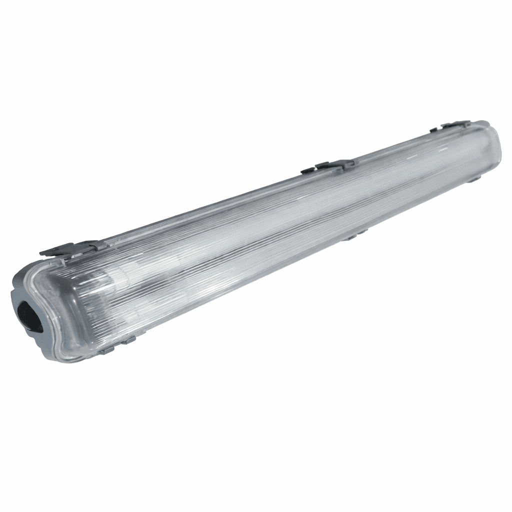 Megabright - Hermético Estanco Led 2x18w, 120cms, 6000k Incluye Tubos