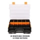 thumbnail image 2 of Organizador para caja de herramientas MIXPOWER de 15 pulgadas, 2 piezas, con 34 compartimentos, 2 of 7