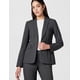thumbnail image 2 of Traje Blazer Calvin Klein Lux con un botón para mujer, color gris, 2 of 6