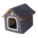 thumbnail image 1 of Refugio Para Mascotas Interior Extraíble Snooze Kennel Cat Bed Para Perro Pomeranian Poodle Gris S, 1 of 5