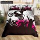 thumbnail image 1 of x1381 Bed SheetsLuxury Bedding Set Motorcycle Duvet Cover Bed Set Quilt Cover Twin Full Size Boys Adult Home Textile 3-Piece Bedding Set (1 Duvet Cover + 2 Pillow Shams) nj1381, 1 of 5