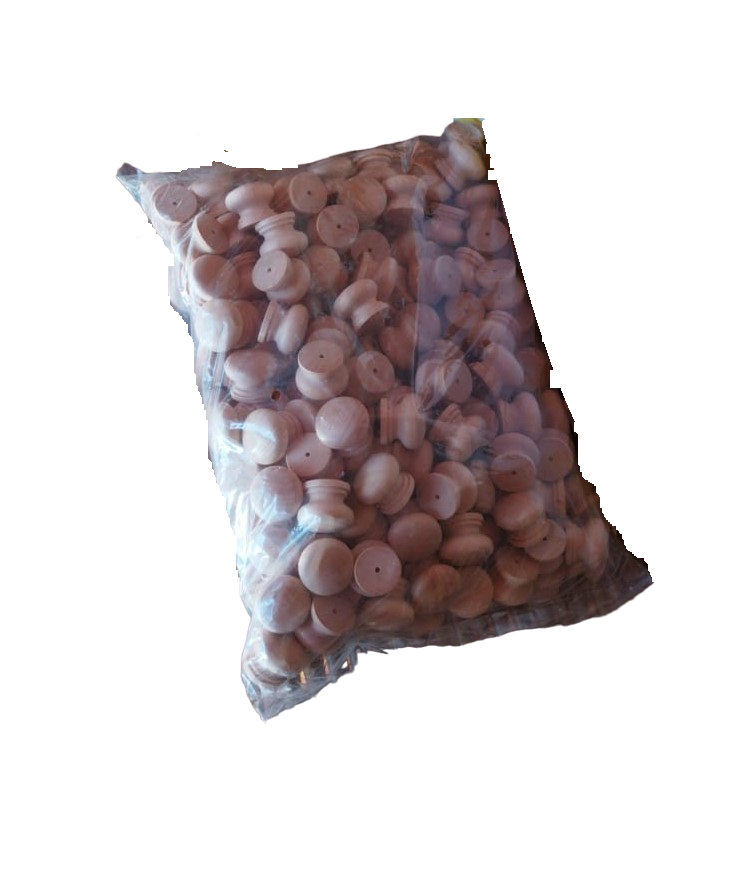 Perilla Madera 32 Mm Bolsa 200 Unidades