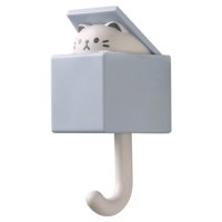 Bothyi - Ganchos Para Abrigos, Perchero Decorativo Montado En La Pared Para Bolsos, Para Entrada, Hogar, Oficina, Gris