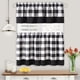 thumbnail image 1 of Cenefa para cortina ACHIM Home Furnishings Hunter 147 x 35.6 cm negra, 1 of 5