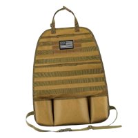 Magideal - Organizador De Almacenamiento Para El Asiento Trasero Del Automóvil Panel De Vehículo Molle Universal A Prueba De Polvo Con Múltiples Bolsillos Partes C